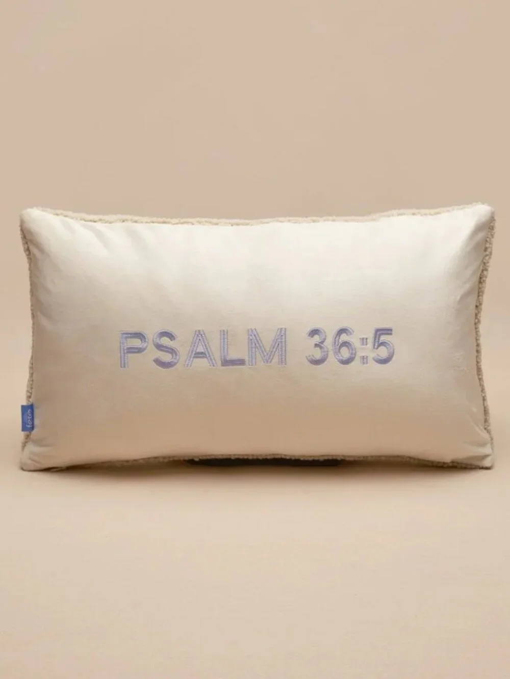 Fruit of the Spirit Hand Tufted Throw Pillow Faithfulness Grapes Bible Scripture